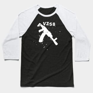 White Assault rifle VZ-58 Baseball T-Shirt